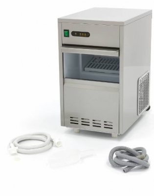 Machine à glaçons - 30 kg/jour - broyé/floconné - refroidissement par eau